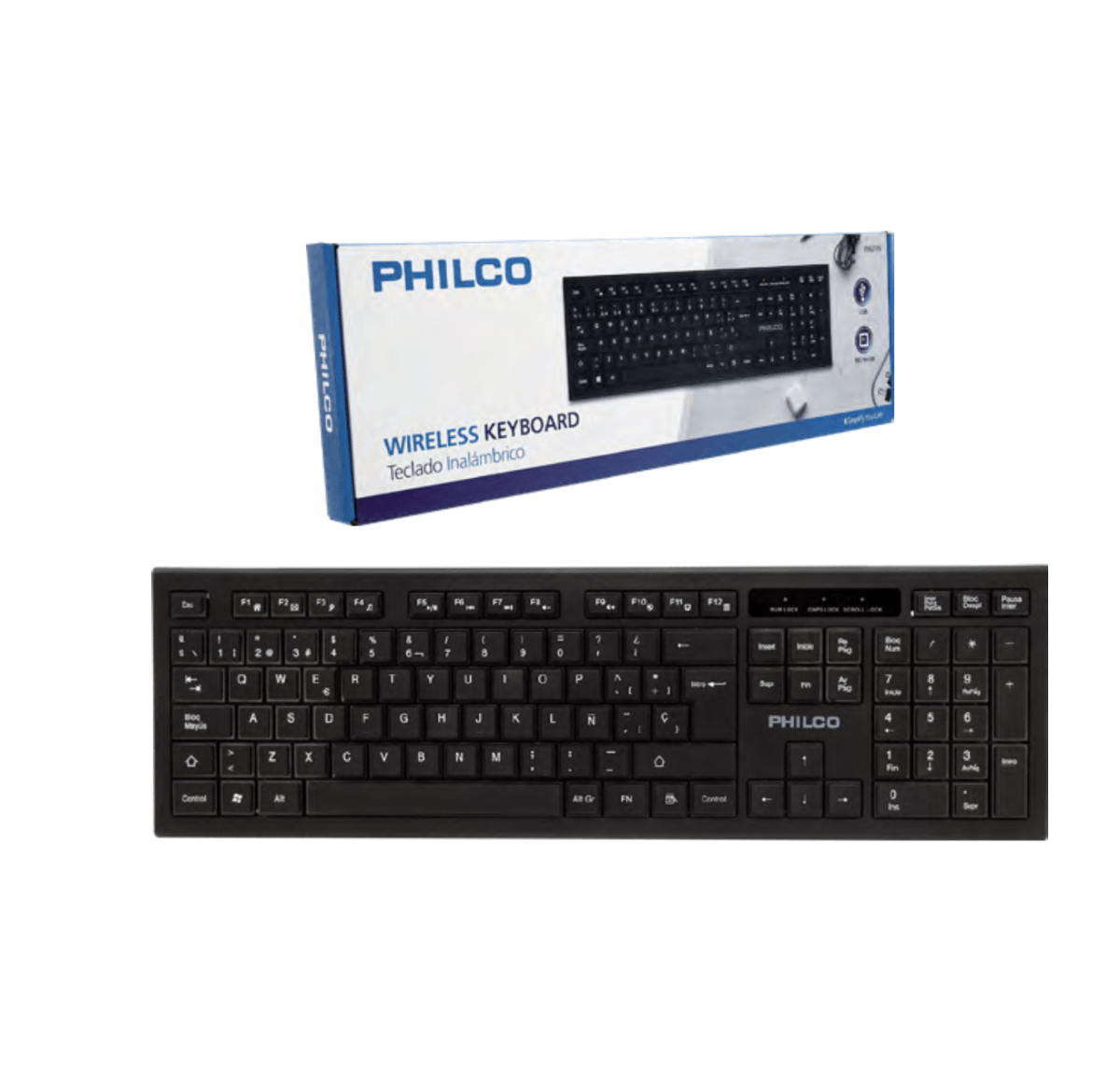 Teclado Inalambrico Philco W6011
