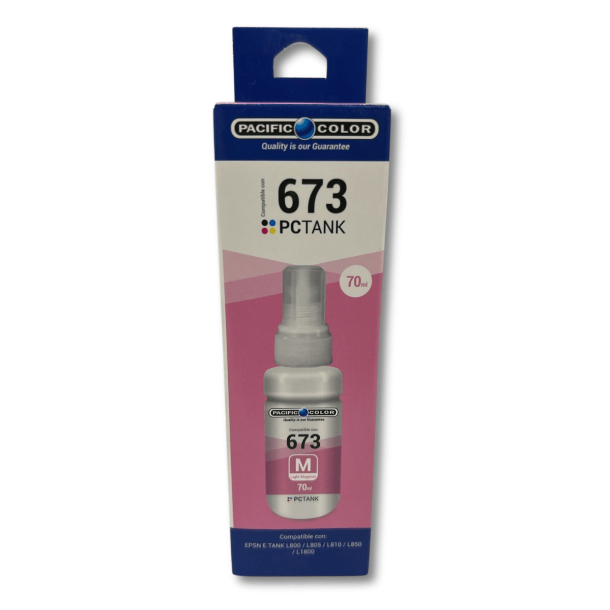 Tinta 70ml Pacific Color Compatible EPSON 673 ECOTANK6