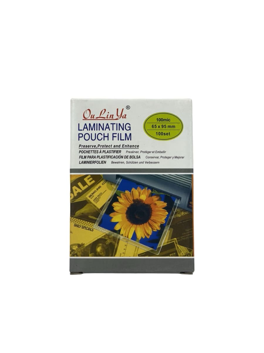 Resma Lamina Termolaminar 65x95 (carnet) 100mic 100u1
