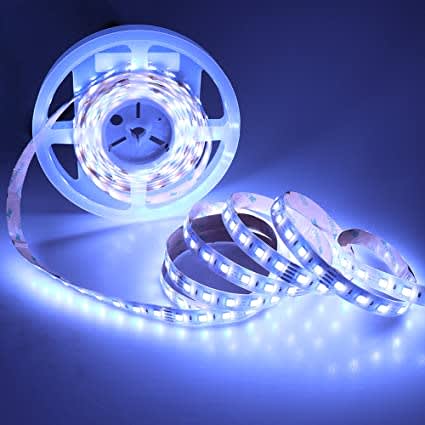 Tira led multicolor 5 metros con luz blanca1