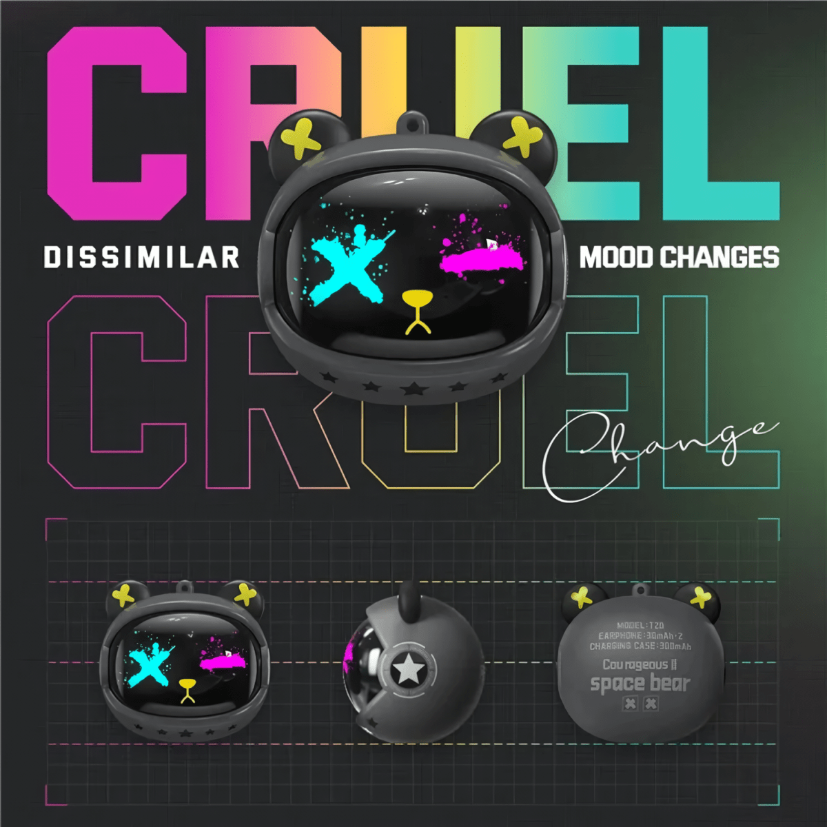 Fono TWS BT Onikuma Gaming T20 IRM137722