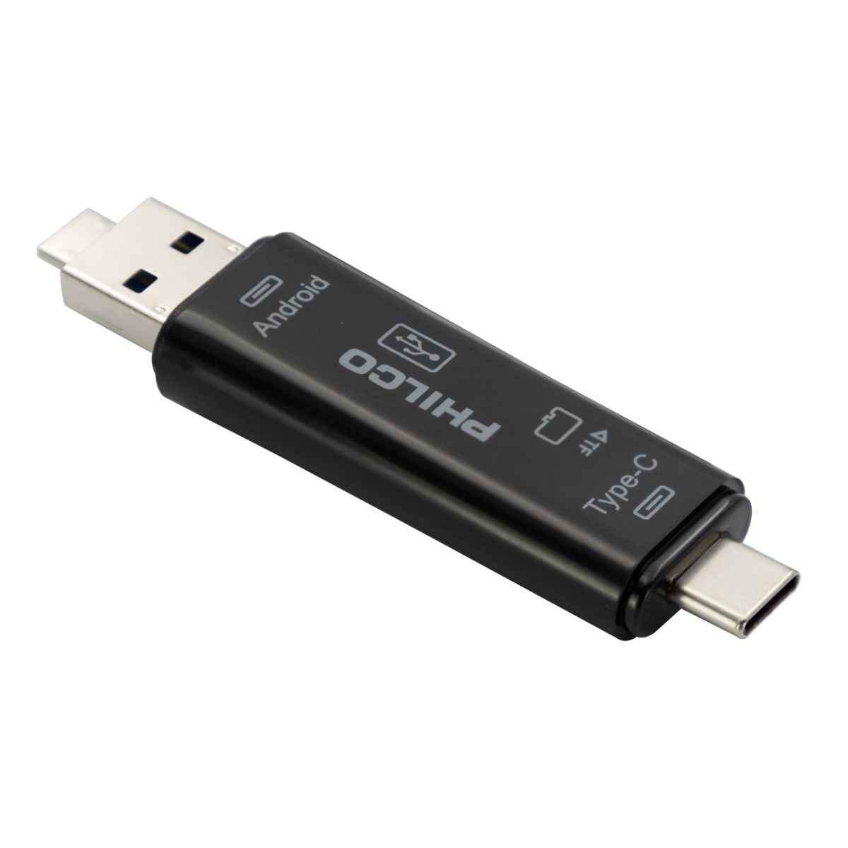 Lector Memoria Micro SD, SD 3 en 1 OTG Philco M91445
