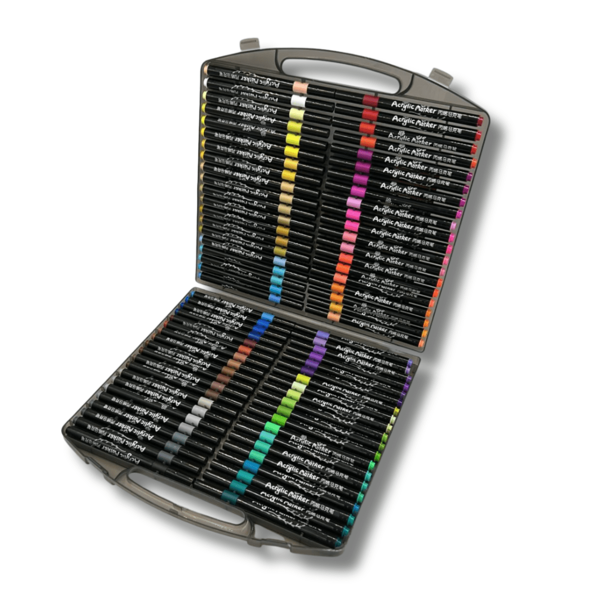 Set 80 Lapices Acrílicos Maleta Negra2
