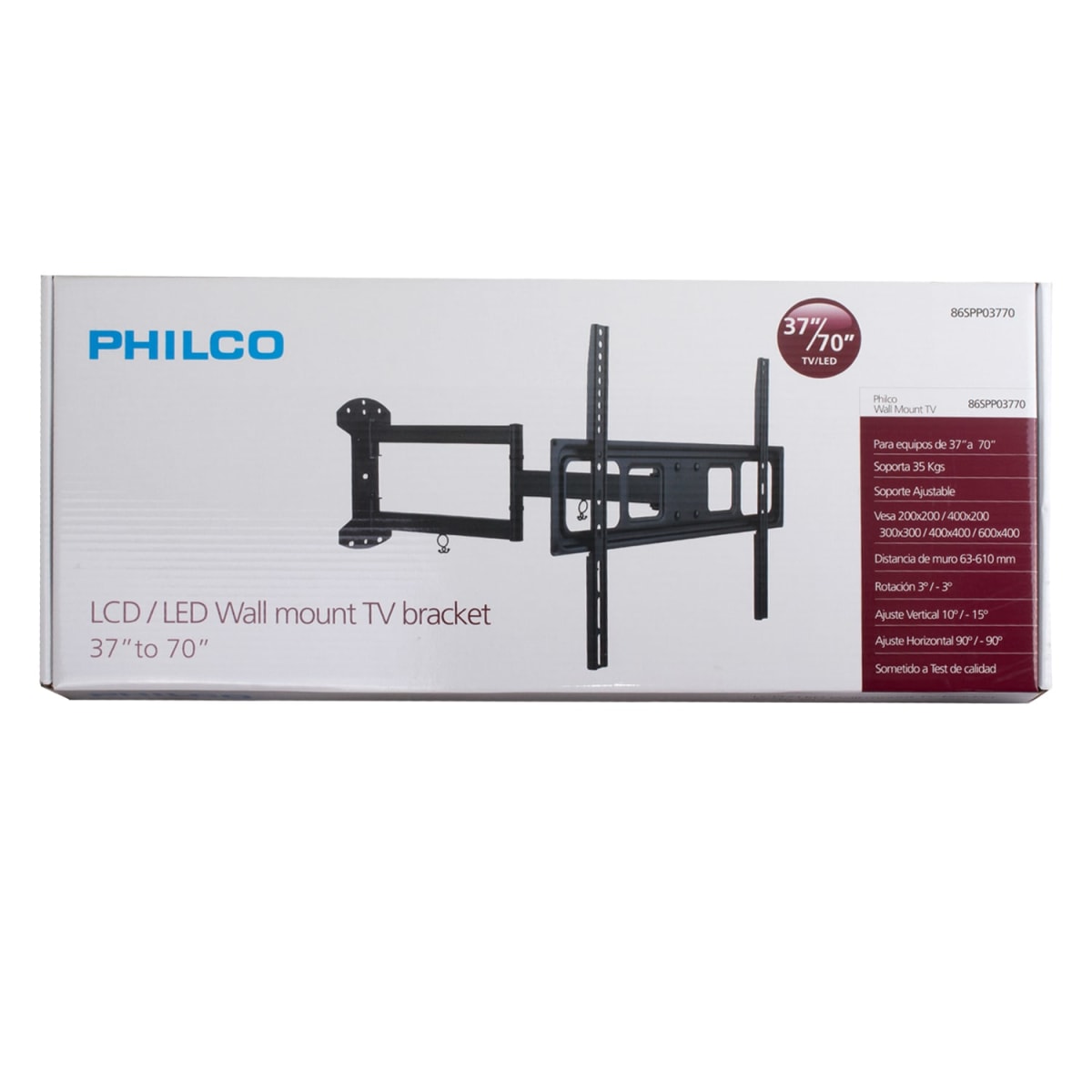 Soporte Led Philco 37'' a 70'' Brazo P37701
