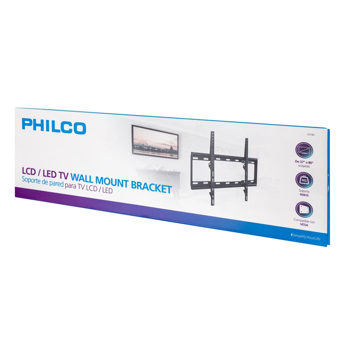 Soporte Led Philco 37'' a 80'' Fijo P37801