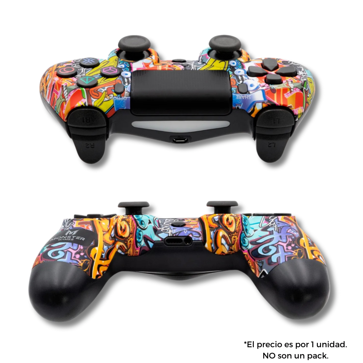 Joystick Compatible PS4 Monster Stroke M5069 Bluetooth Inalámbrico Recargable3