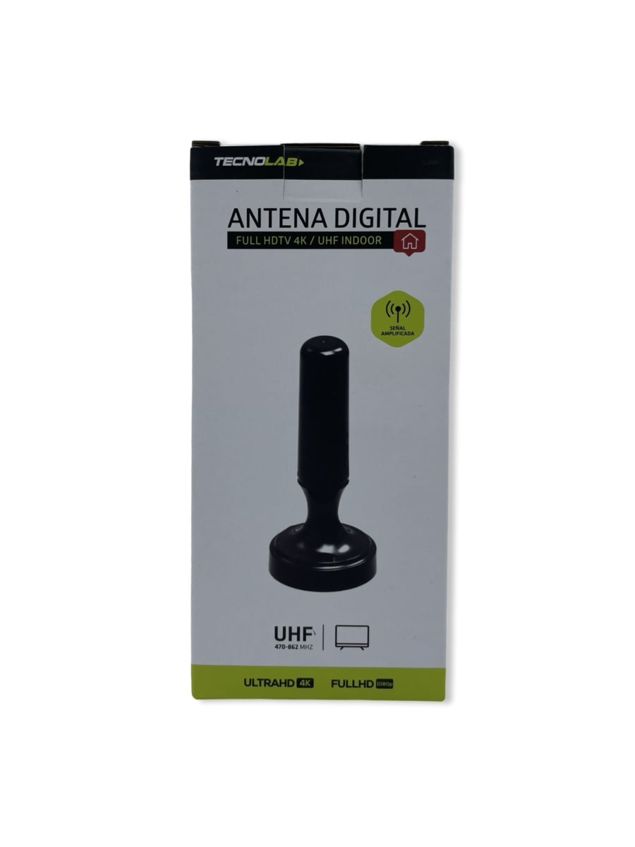 Antena HD Digital con amplificador 25db 5mts Tecnolab TL5903