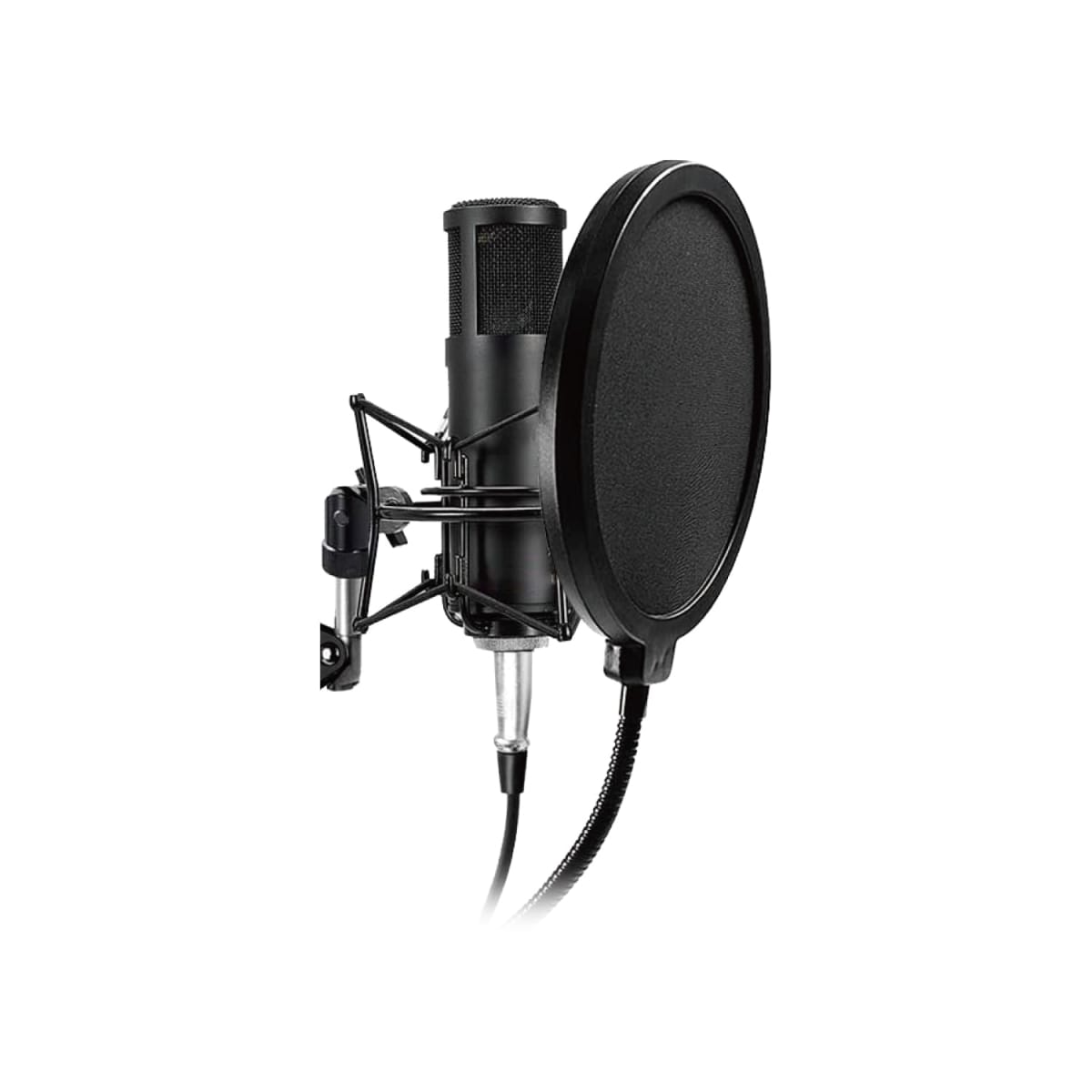 Filtro Anti Pop para Micrófono APO2035 con Soporte Ajustable para Grabación y Streaming1