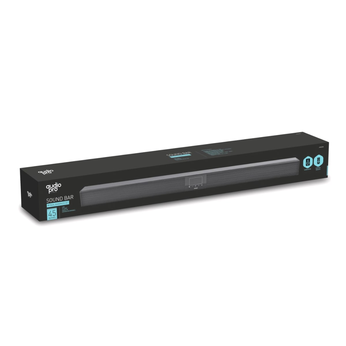 Sistema de sonido BT 2,1 + Subwoofer Audiopro Soundbar APO20584
