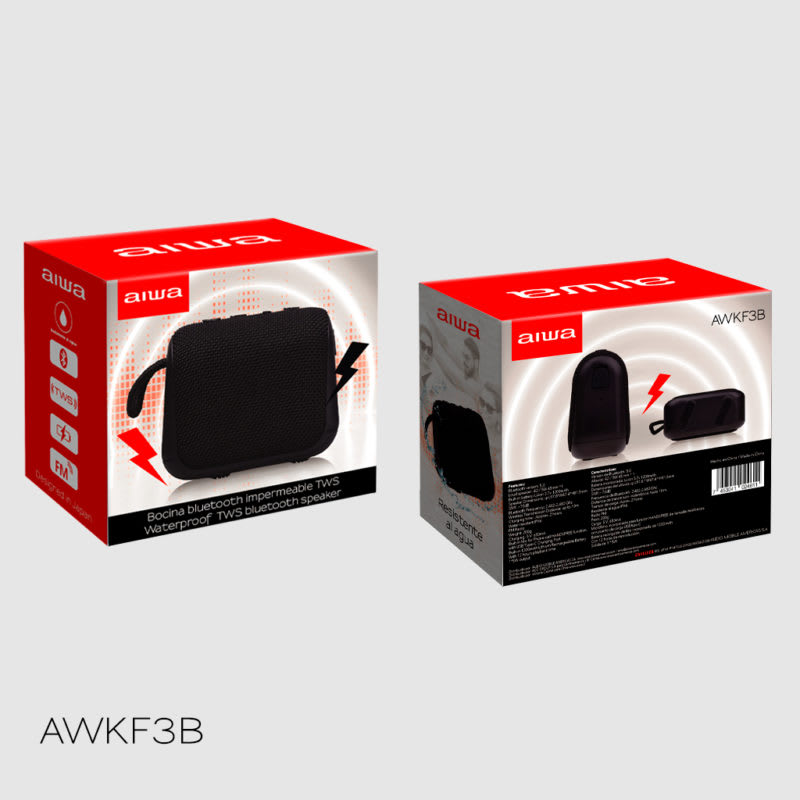Parlante Aiwa AWKF3 Waterproof6