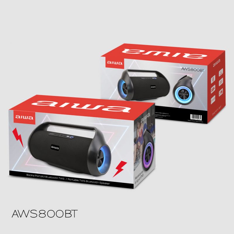 Parlante Aiwa Bazooka AWS800BT TWS5