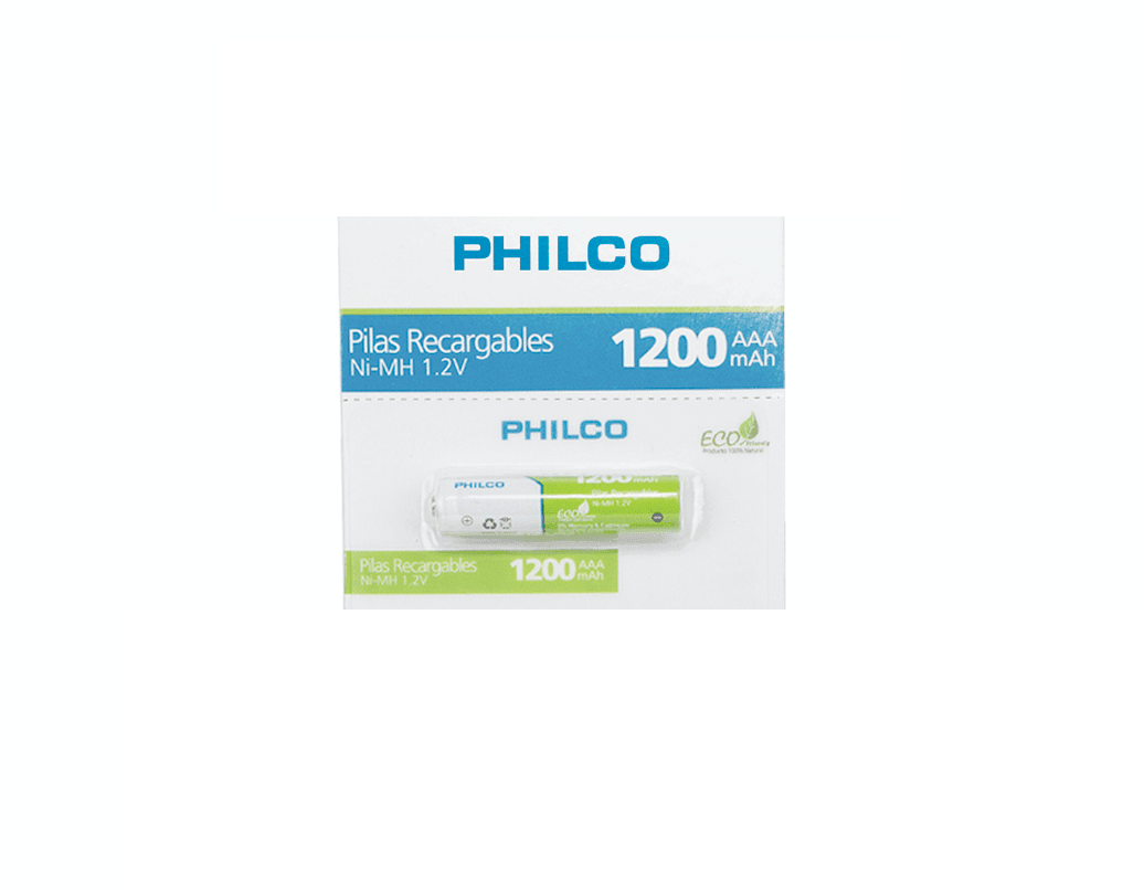 Pila Recargable AAA Philco (X1)1