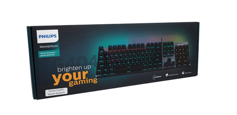 Teclado Gamer Philips Mecanico SPK84042