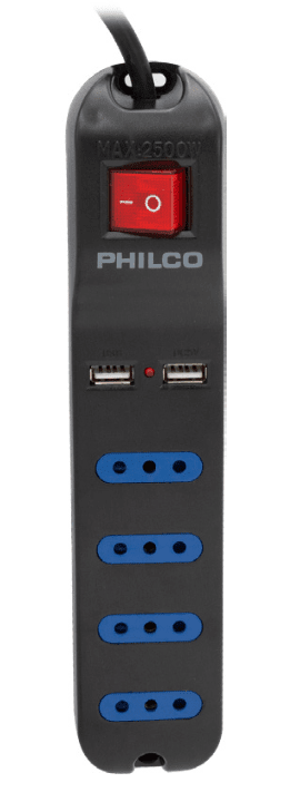 Alargador + USB Philco XT412