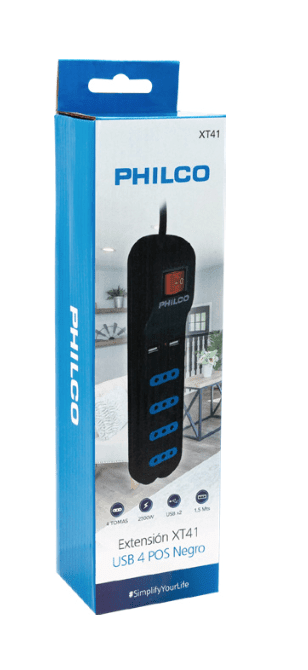 Alargador + USB Philco XT413