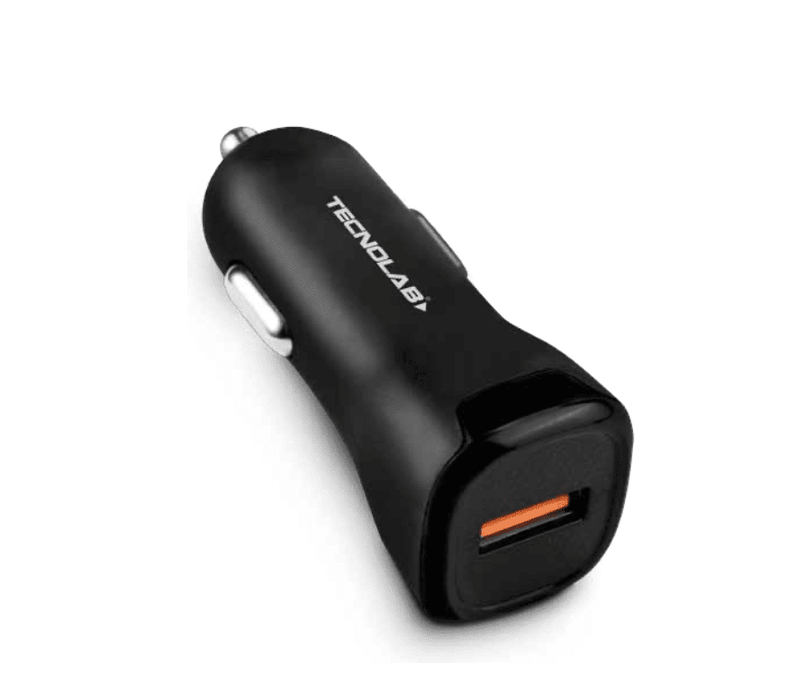 Cargador Tecnolab para auto 3,0A sin cable1