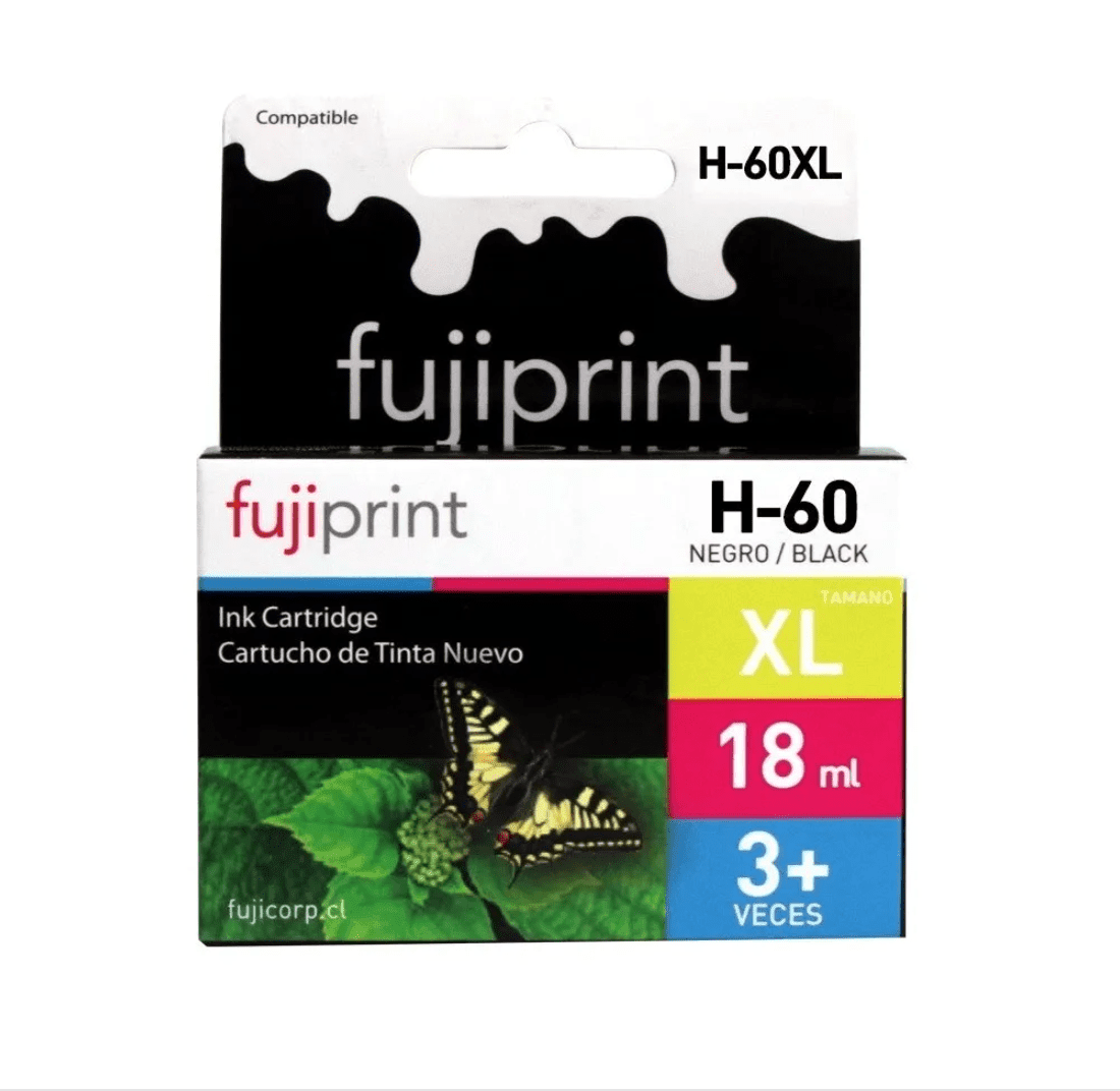 H-60 XL CARTRIDGE COMPATIBLE C/HP BLACK1