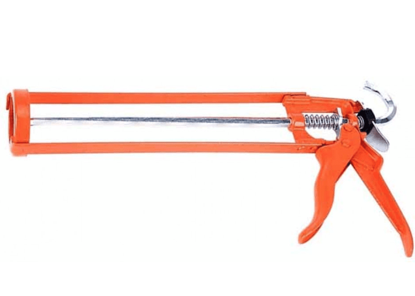 Pistola Calafatera naranja para silicona1