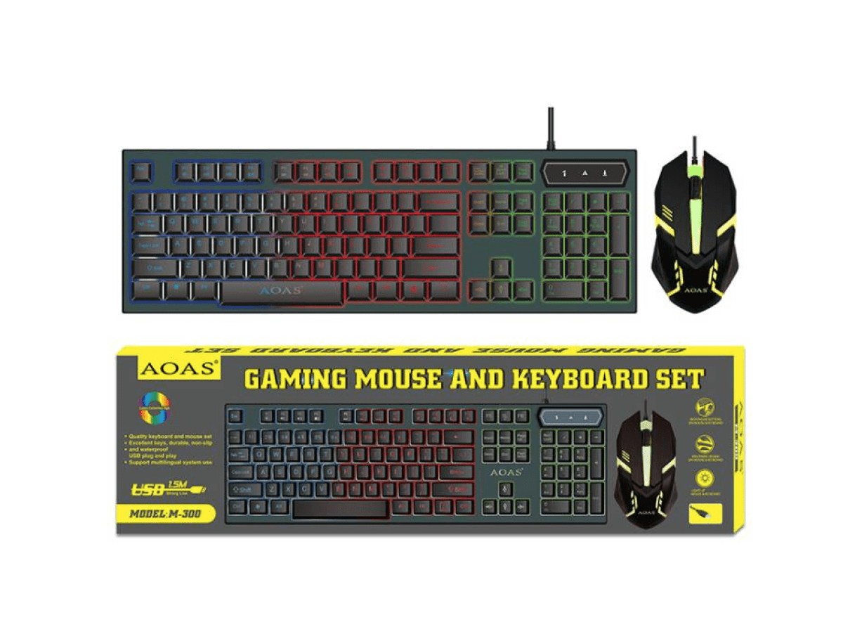 Kit Mouse+tec Gamer AOAS M3002