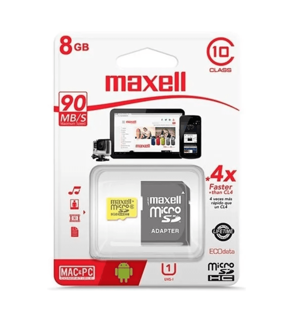 Memoria Maxell 8GB1