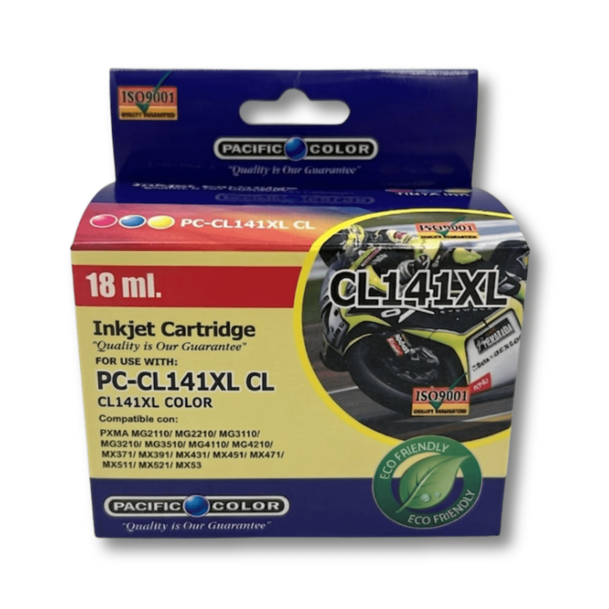 CL141 XL COLOR COMPATIBLE C/CANON 18ML PACIFIC COLOR1
