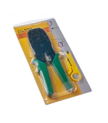 Crimpeadora + pelacable RJ45 y RJ11 HT3151
