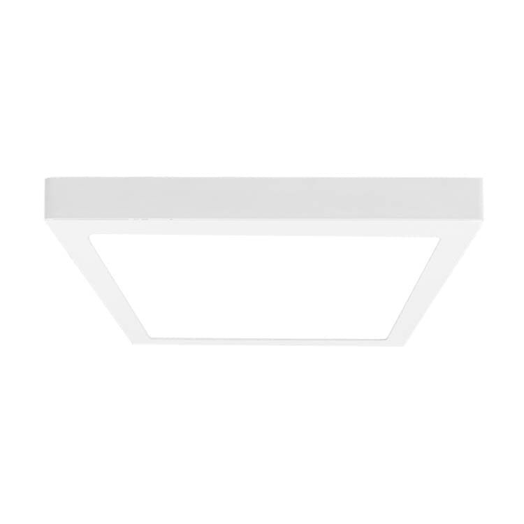 Panel LED cuadrado blanco 30x30cm, 24W 1920lm Sobrepuesto1