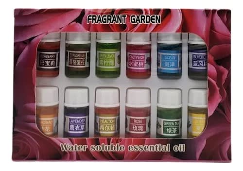 Set 12 mini esencias para humificador M6012