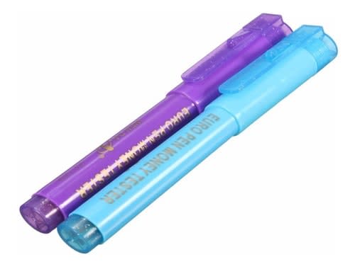 Lápiz detector billetes falsos con luz UV3