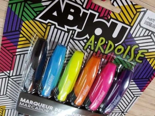 Set Plumones 6 Colores Permanentes Abijou2