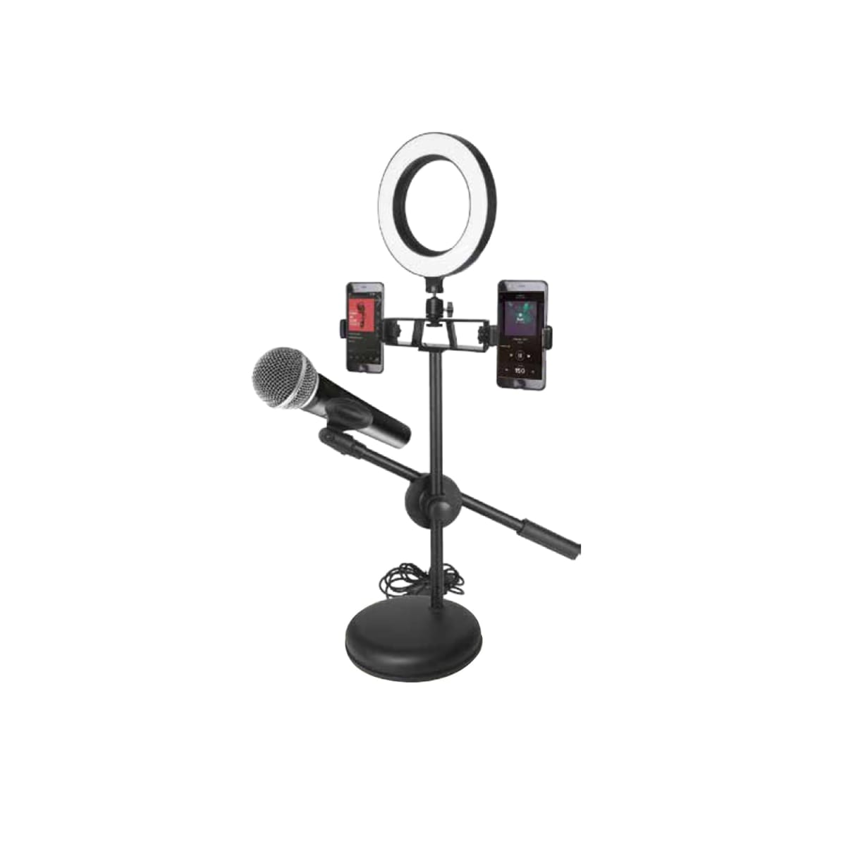 Kit Aro de Luz LED Dblue C056 con Porta Micrófono y Smartphone para Streaming y videollamadas8