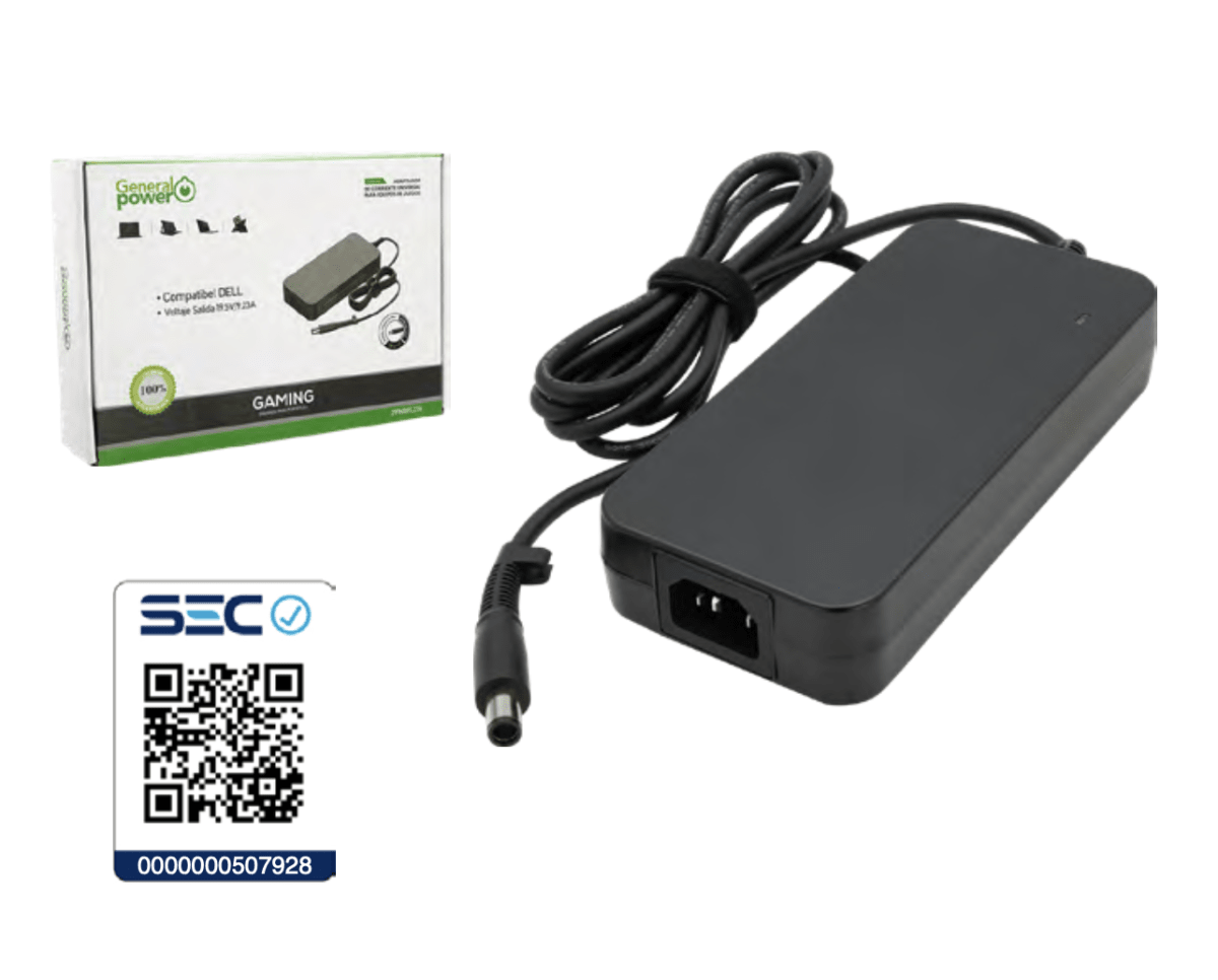 Cargador Notebook Gamer Dell 9,23A BDL23A1