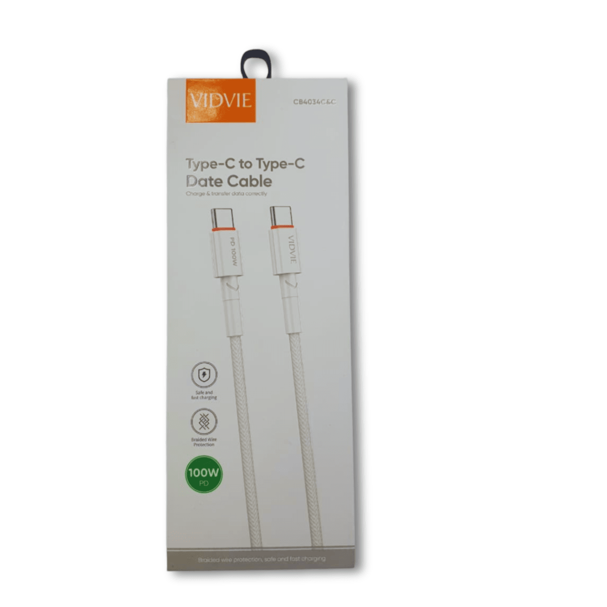 Cable Tipo C a Tipo C Vidvie 60W CB4033 IRM511271