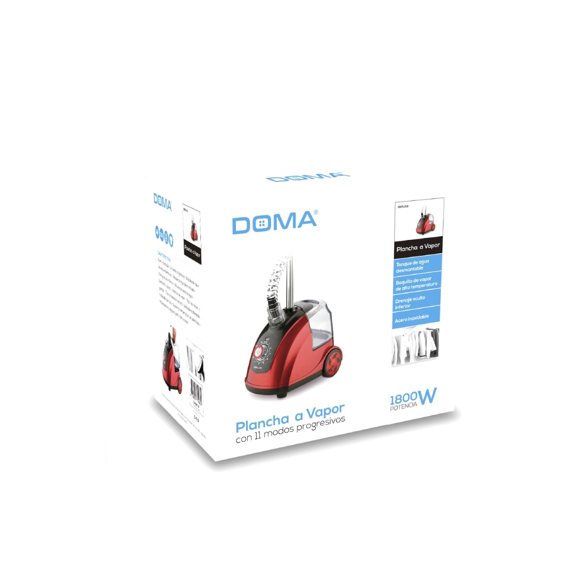 Plancha a Vapor Vertical Doma de 1800w DM11