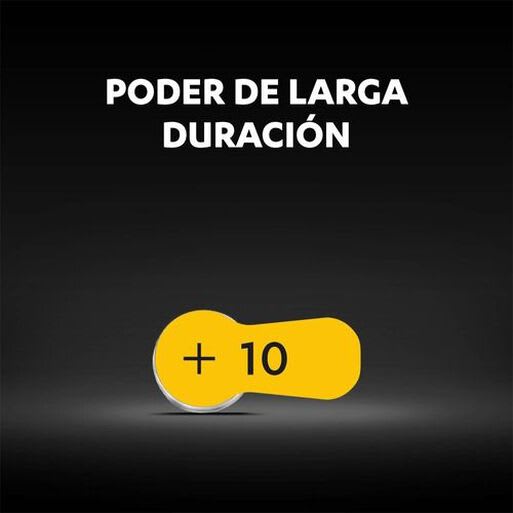 Pila auditiva Duracell Nº10 x unidad1