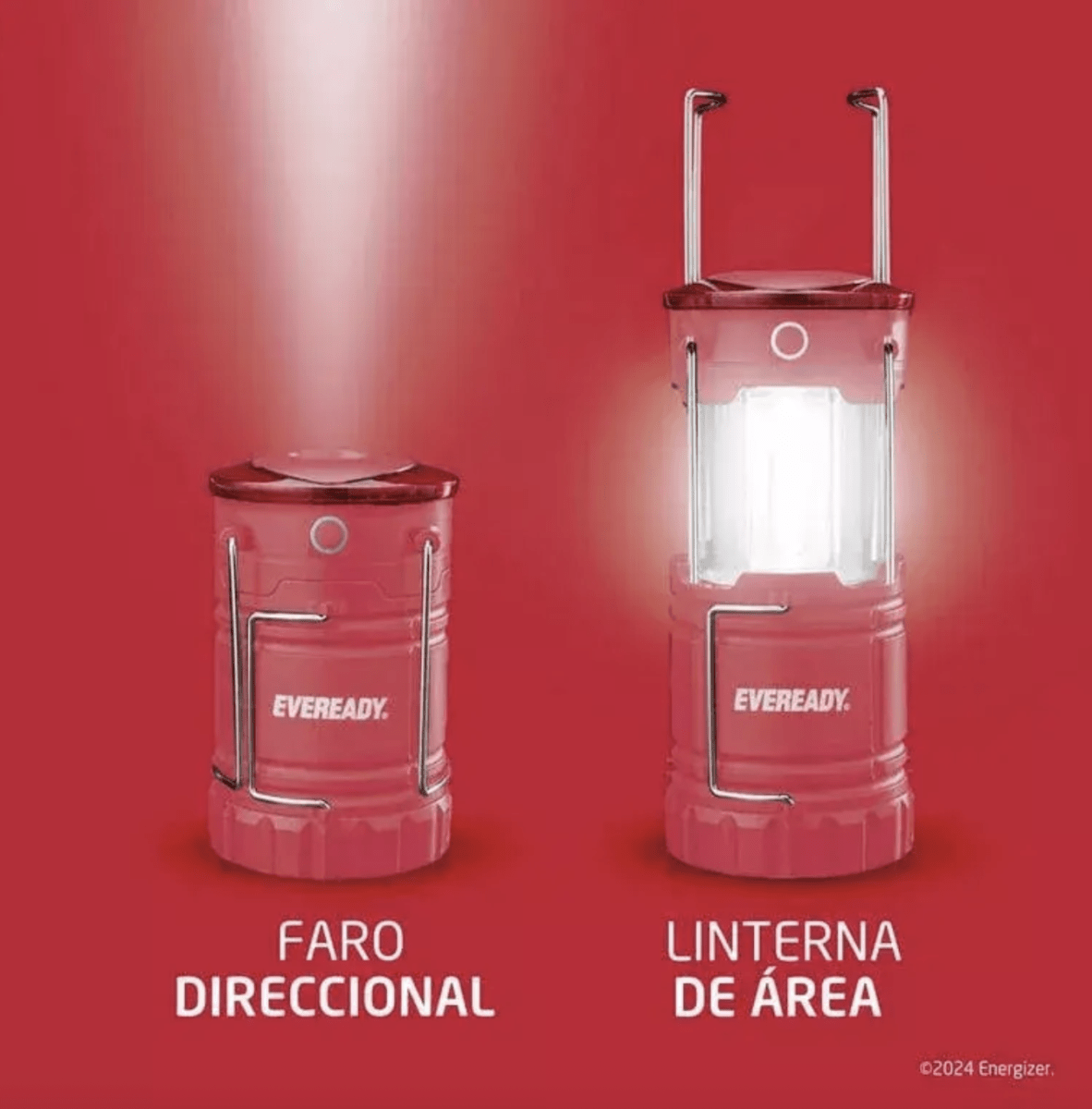 Lámpara de Emergencia LED Eveready ALCL31 para Camping | Incluye 3 Pilas AAA5