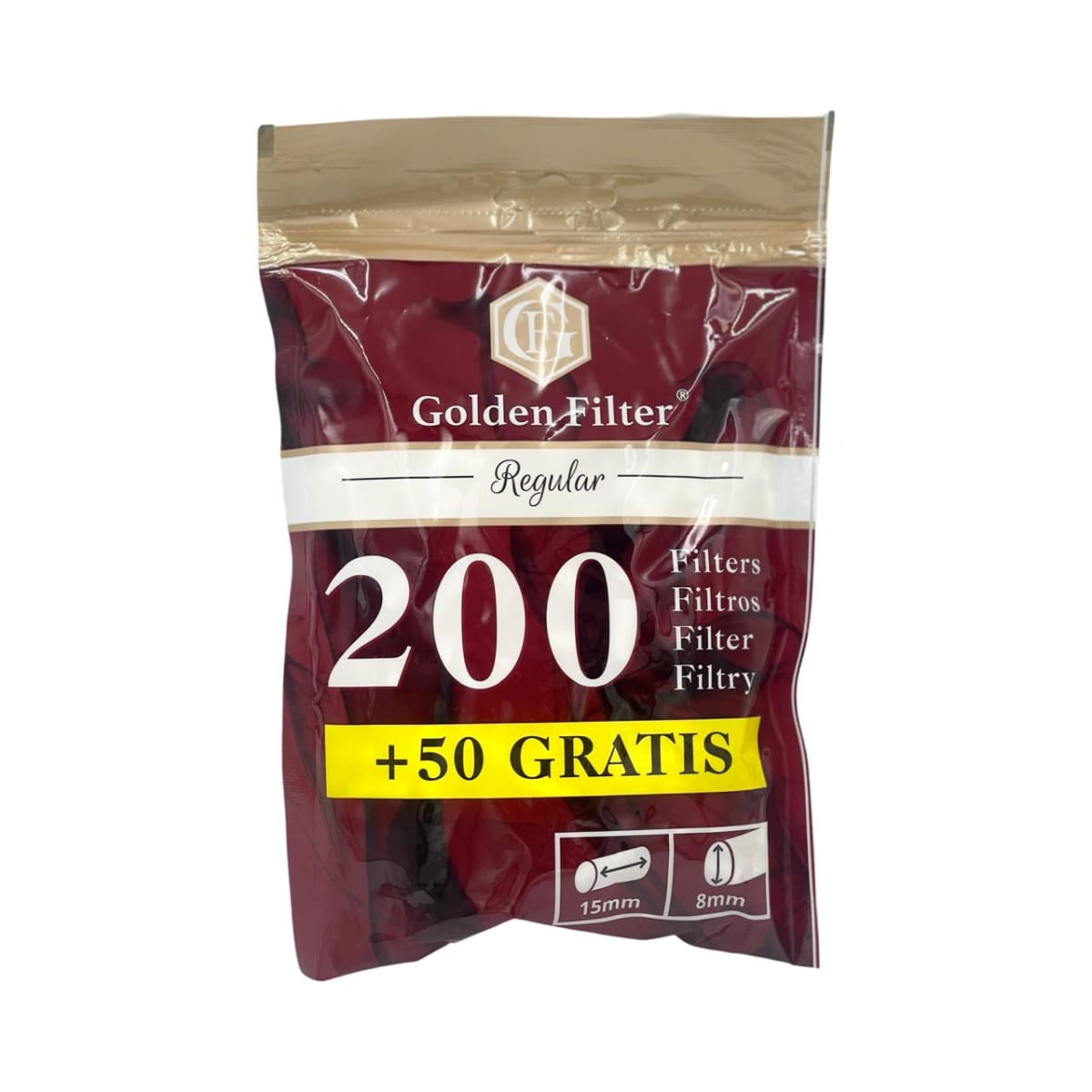 Filtro Golden Filter 8mm x 15mm regular1