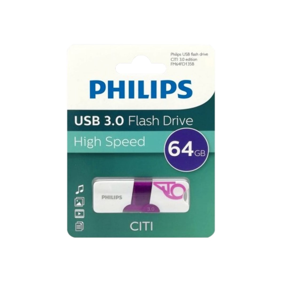 Pendrive Philips Vivid 3.0 64GB2