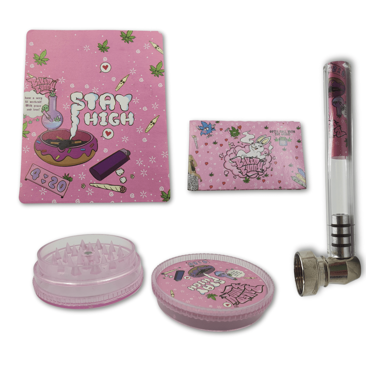 Set Baked Bunny Moledor + pipa pyrex y rejilla1