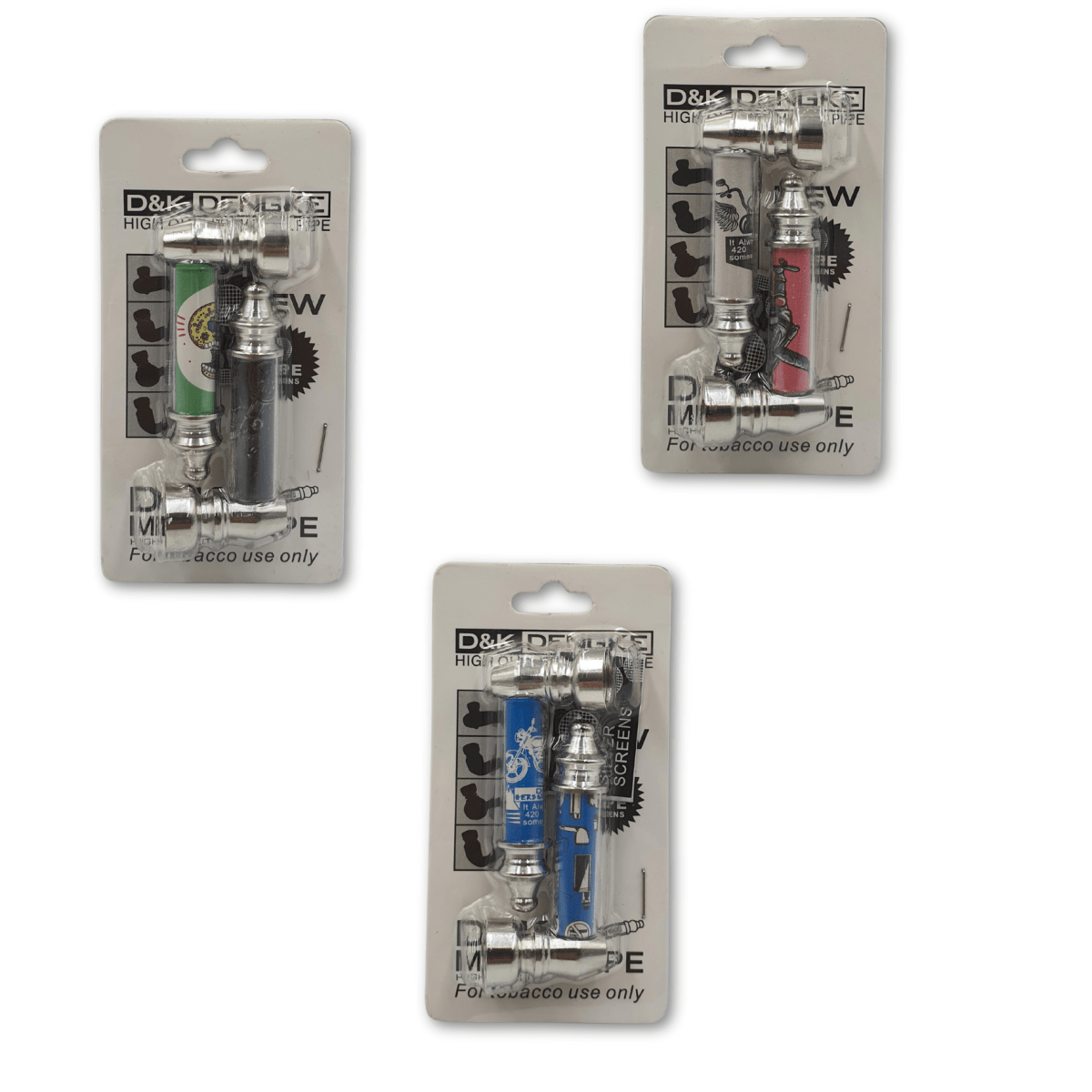 Set 2 Pipas con rejilla D&K Dengke B260-21