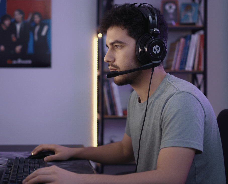 Fono Gamer HP H2002