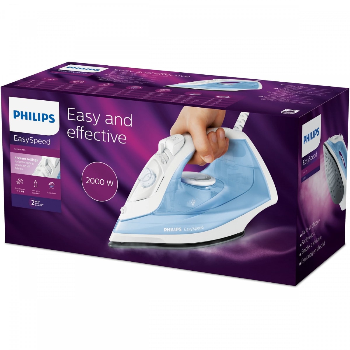 Plancha ropa Philips GC1740 Steam Iron3