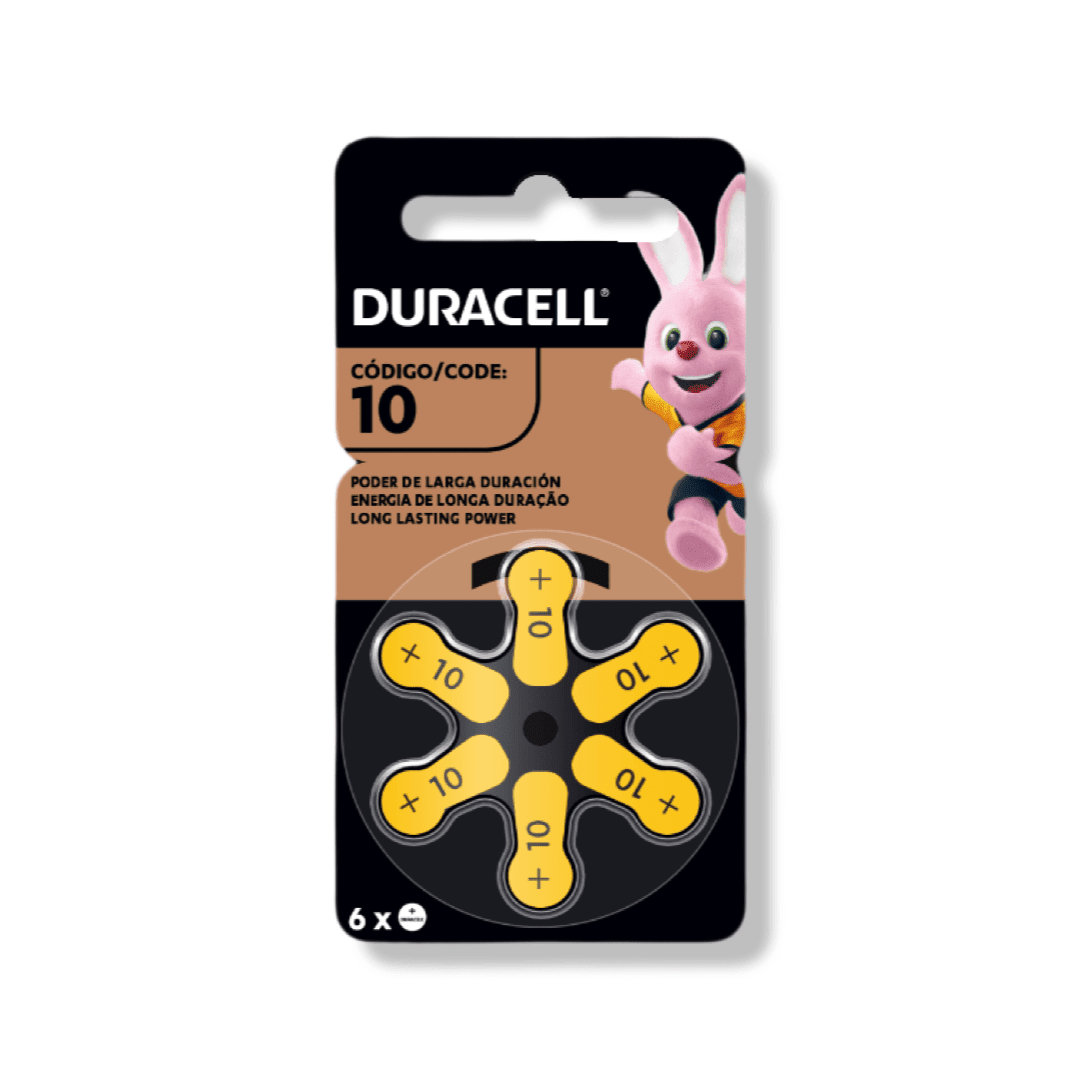 Pila auditiva Duracell Nº10 x6 pilas1