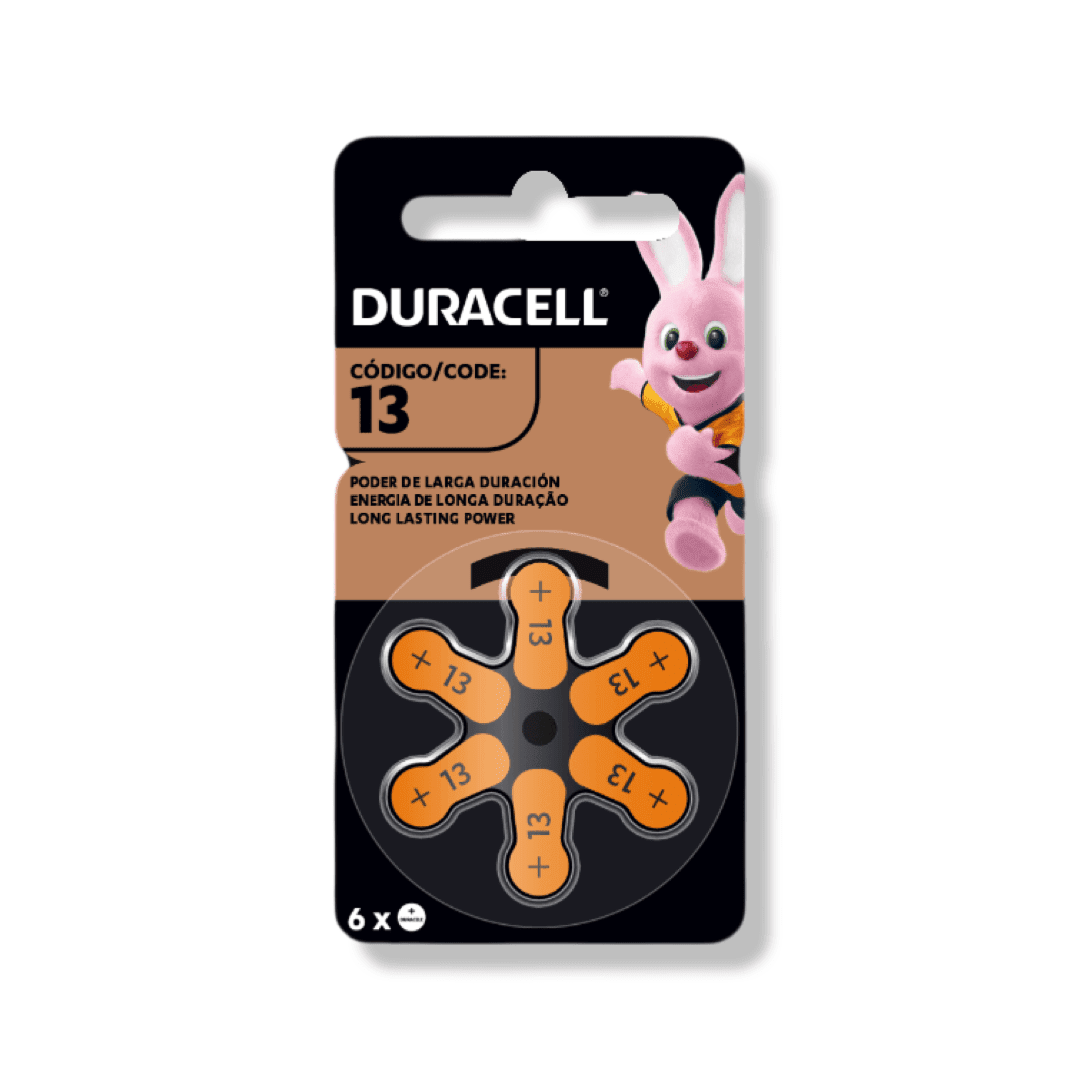 Pila auditiva Duracell Nº13 x6 pilas1