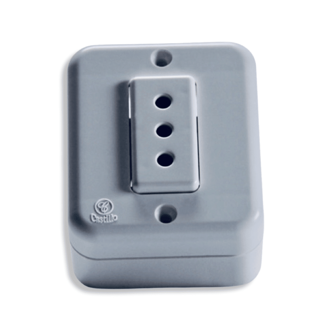 Enchufe sobrepuesto Castillo Simple1