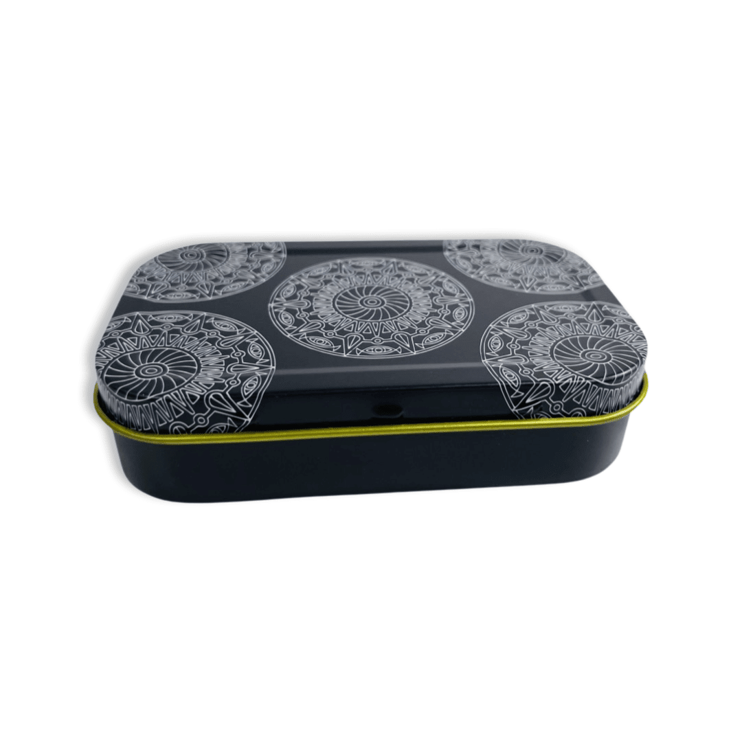 Cajita Lata Negra diseño3