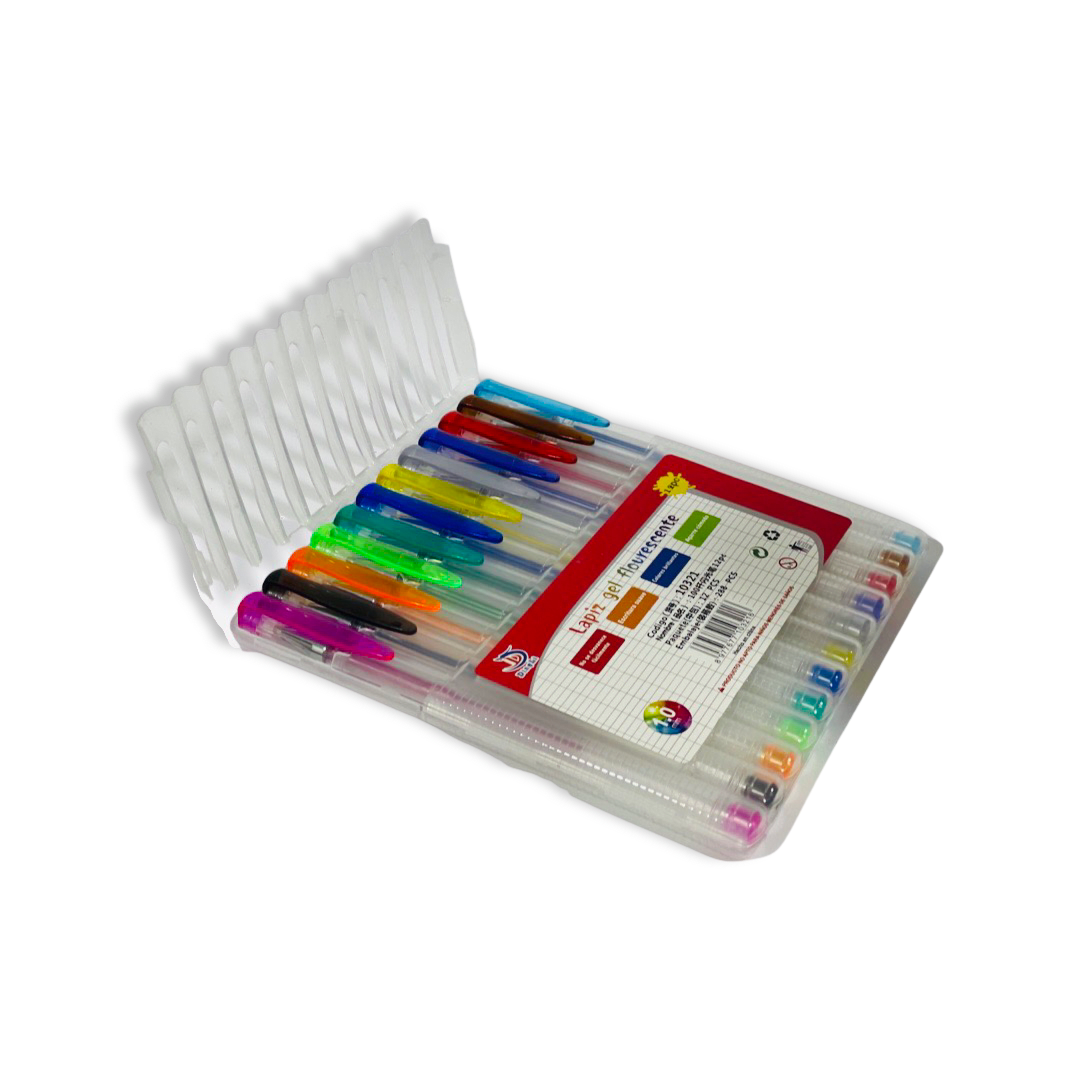 Lápiz Gel metalizados 12 DingLi2