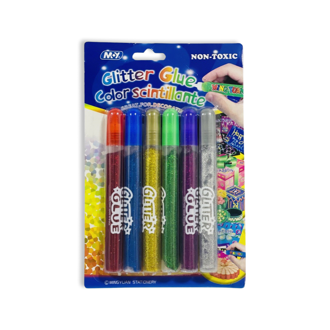 Set pegamento Glitter Lápiz 5 Unidades 15ml2