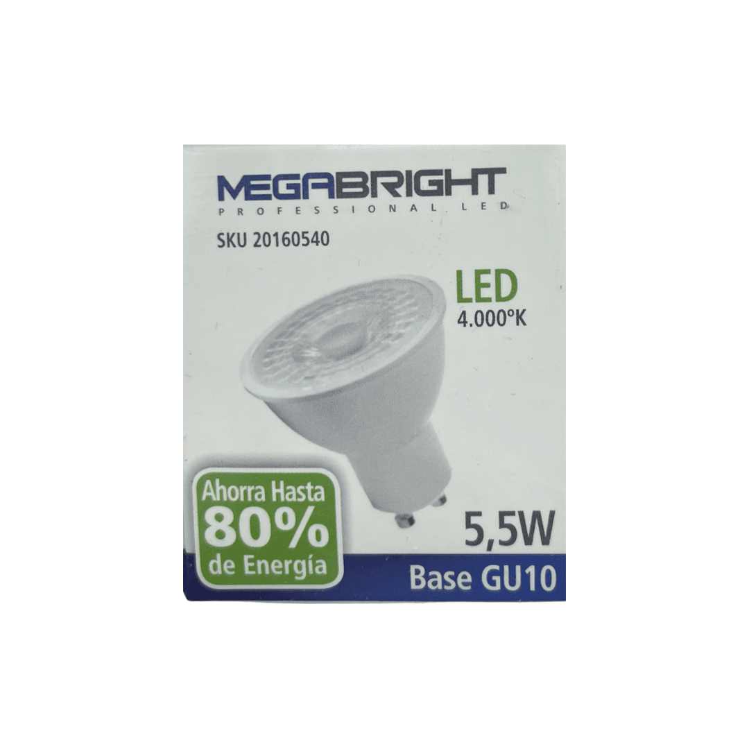 Ampolleta Led Megabright GU10 5,5w2