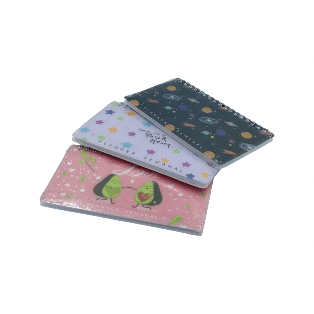 Mini libreta Planner Semanal simple1